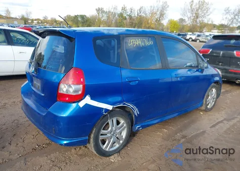 2008 Honda Fit Sport z USA, uszkodzony, nr VIN JHMGD38668S045889